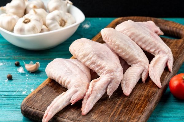 chicken wings with skin