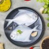 white Pomfret Fish Slices, vallai Vavval Meen