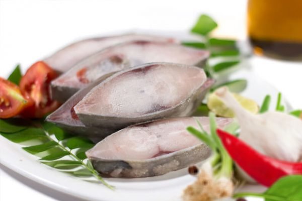 Black Pomfret Fish Slices, Karuppu Vavval Meen Slices, கருப்பு வவ்வால்