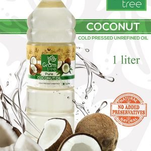 coconut oil cold pressed unrefined cooking oil gramtree