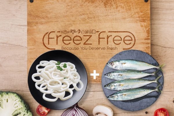 squid with ayila fish combo
